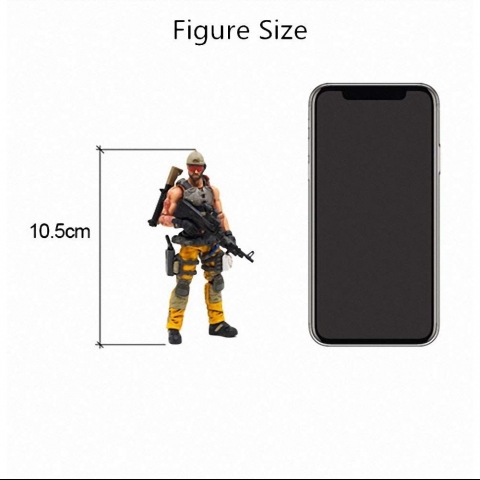 JoyToy Askeri Anime Figr 10,16 cm