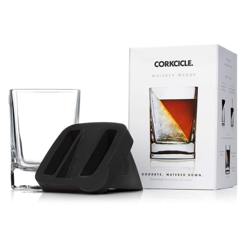 Corkcicle Viski Bardağı ve Silikon Buz Kalıbı