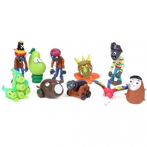 Honeytoy 10 Para Bitki ve Zombi Figr Seti
