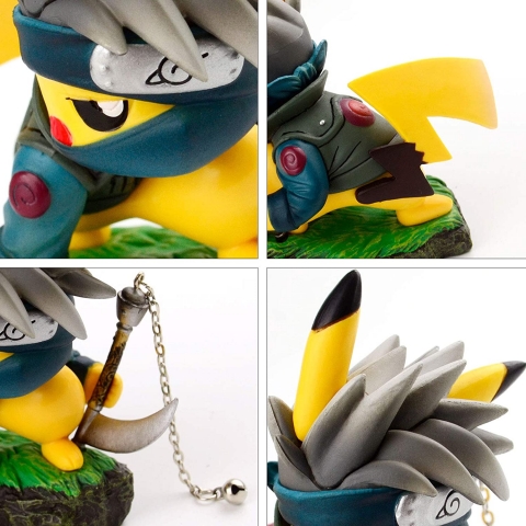 OOKVIVI Pikachu Cosplay Hatake Kakashi Action Fig�r