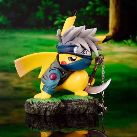 OOKVIVI Pikachu Cosplay Hatake Kakashi Action Fig�r