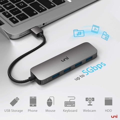 uni Alminyum USB Hub