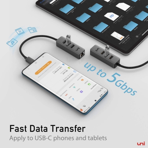 uni USB C to Ethernet Adaptr