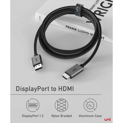 uni DisplayPort to HDMI Kablo (2M)