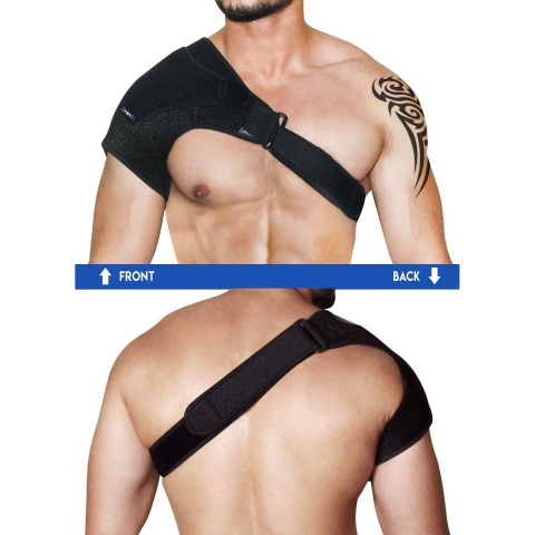 Branfit UniseX Standart Beden Omuz Korsesi (Siyah)