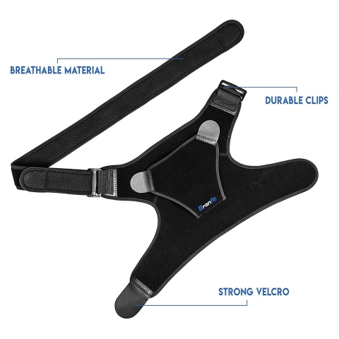 Branfit UniseX Standart Beden Omuz Korsesi (Siyah)