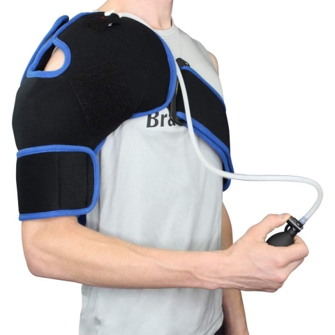 Brace Direct Unisex Standart Beden Omuz Korsesi (Siyah)