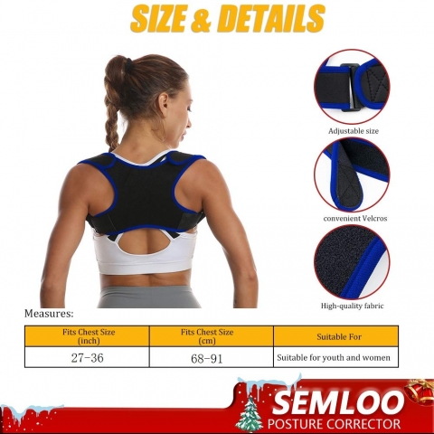 Semloo Unisex Medium Beden Dik Duru� Korsesi (Siyah)