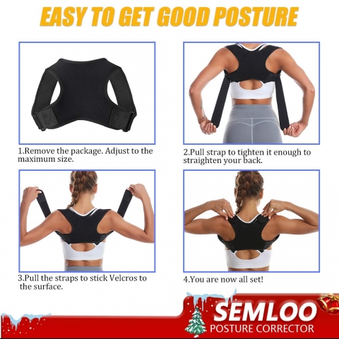 Semloo Unisex Medium Beden Dik Duru� Korsesi (Siyah)