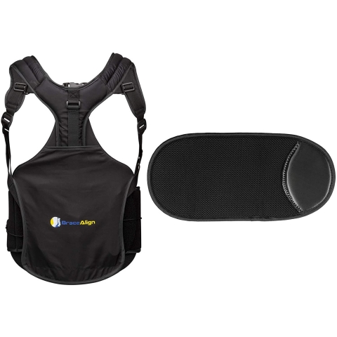 Brace Align Unisex Standart Beden Dik Duru� Korsesi (Siyah)