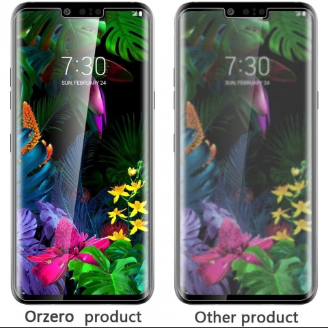 Orzero LG G8 ThinQ Temperli Cam Ekran Koruyucu (2 Adet)