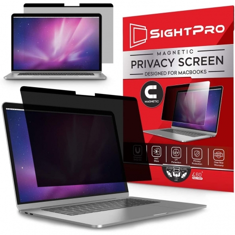 SightPro MacBook Privacy Manyetik Ekran Koruyucu (12 inç)