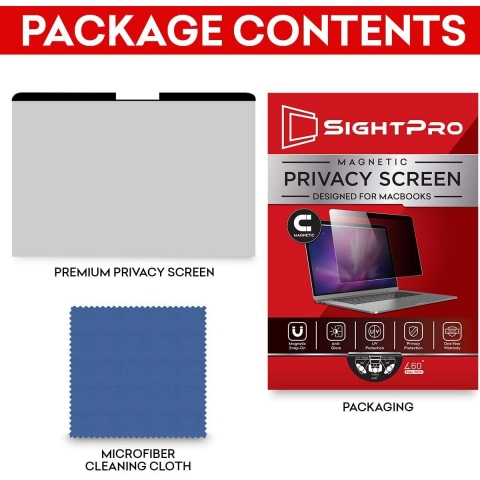 SightPro MacBook Pro Privacy Manyetik Ekran Koruyucu (13 in)