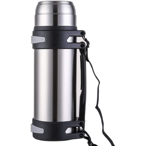 HappyGo 1.5 Litre Paslanmaz elik Termos (Gri)
