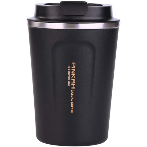PINKAH 350 ml. Paslanmaz elik Termos (Siyah)