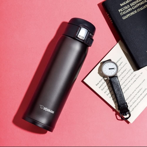 Zojirushi SM-SC48HM Paslanmaz elik Termos (Gri)(480ml)