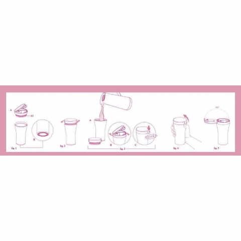 Alessi 400 ml. Paslanmaz elik Termos (Kahve)