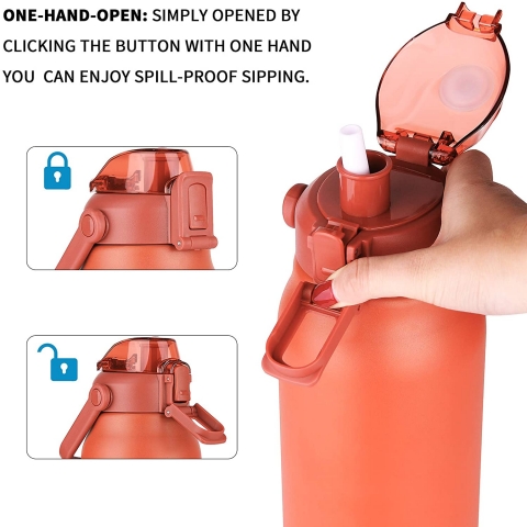 CILLE 1.77 Litre Paslanmaz elik Termos (Krmz)