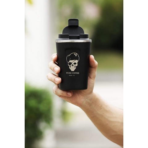 Nuke Coffee 355 ml. Paslanmaz elik Termos (Desenli)
