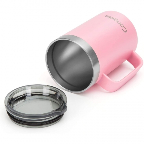 Congela 650 ml Paslanmaz elik Termos (Pembe)