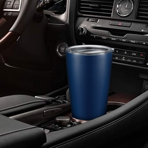 COMOOO 950 ml. Paslanmaz �eik Termos (Mavi)