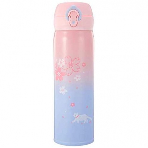 SIMPLE DRINK Paslanmaz elik Termos (iek)(480ml)