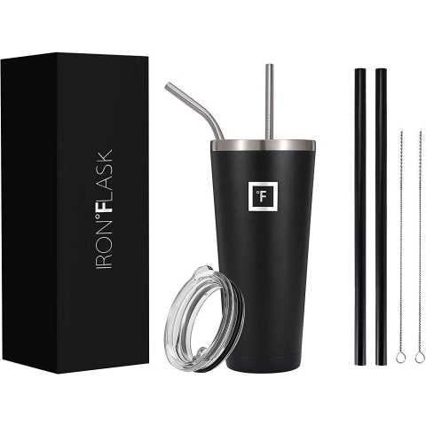 IRON FLASK Classic Paslanmaz �elik Termos (Siyah)(940ml)