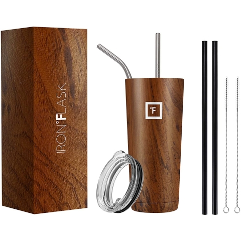 IRON FLASK Classic Paslanmaz elik Termos (Timber)(940ml)