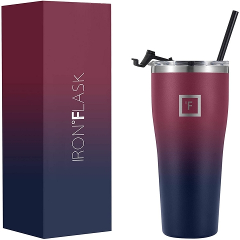 IRON FLASK Rover Paslanmaz �elik Termos (Dark Rainbow)(940ml)