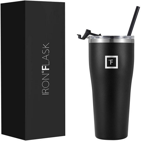 IRON FLASK Rover Paslanmaz �elik Termos (Siyah)(940ml)