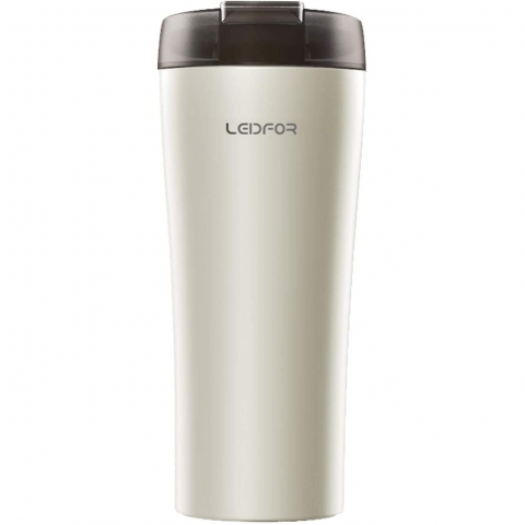 LEIDFOR Paslanmaz �elik Termos (Beyaz)(480ml)