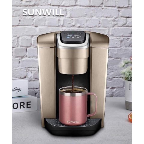 SUNWILL Paslanmaz elik Termos Kupa (Rose Gold)(410ml)