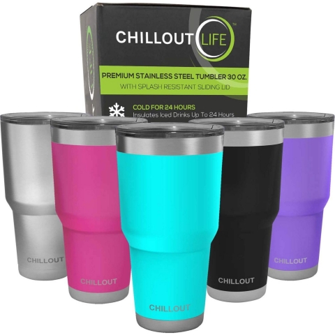 CHILLOUT LIFE 880ml Paslanmaz elik Termos (Teal)