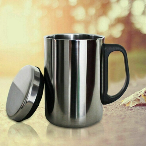 MinLia 500 ml. Paslanmaz elik termos (Gri)