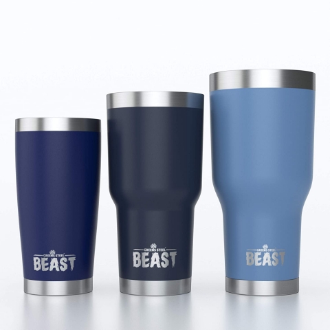 BEAST Paslanmaz elik Termos (Lacivert)(880ml)