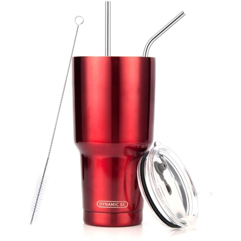 DS 880ml Paslanmaz �elik Termos (K�rm�z�)