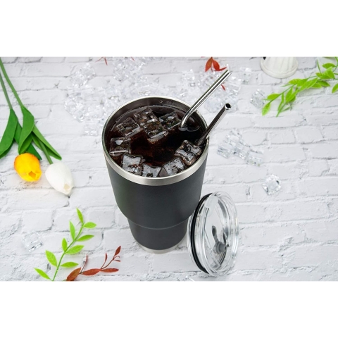 DS 880ml Paslanmaz �elik Termos (Siyah)