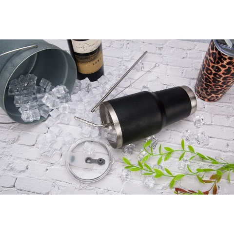 DS 880ml Paslanmaz �elik Termos (Siyah)