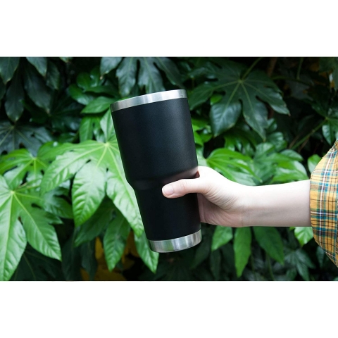 DS 880ml Paslanmaz �elik Termos (Siyah)