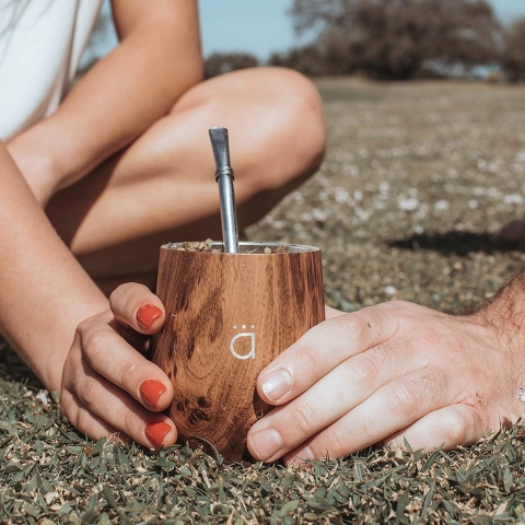 Kalmateh Yerba Mate Paslanmaz �elik Termos (230ml)(Bombilla)