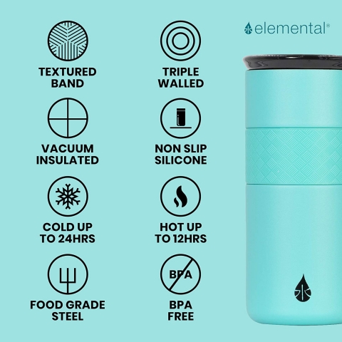 Elemental Paslanmaz �elik Termos (Robins)(470ml)