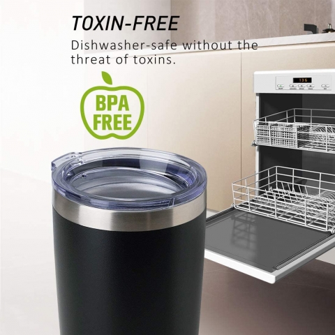 DOMICARE Paslanmaz �elik Termos (Siyah)(590ml)