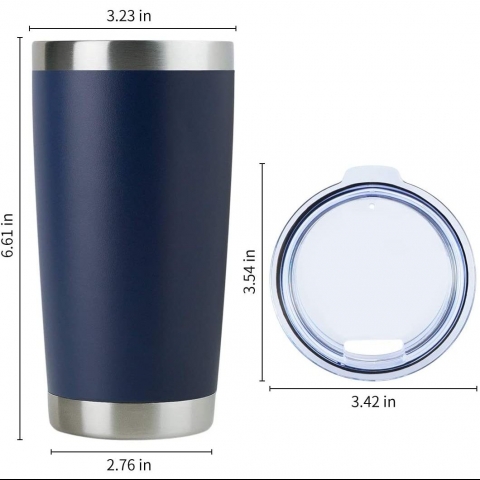 DOMICARE Paslanmaz �elik Termos (Lacivert)(590ml)