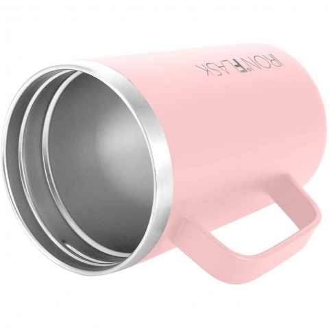 IRON FLASK Grip Paslanmaz elik Termos (350ml)(Rose)