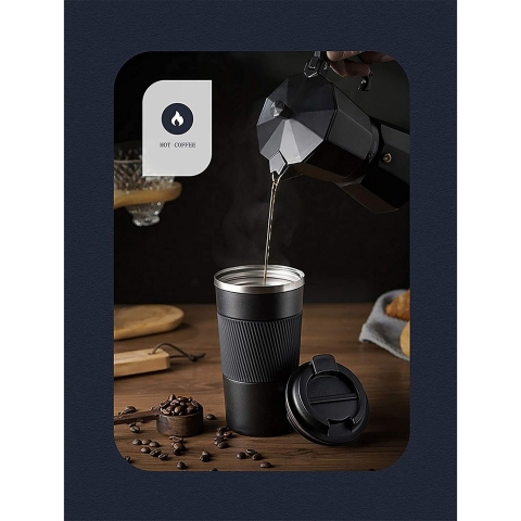 SYJAN HOME Paslanmaz �elik Termos (Siyah)(510ml)