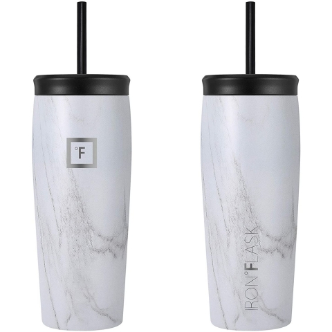 IRON FLASK Nomad Paslanmaz elik Termos (590ml)(Marble)