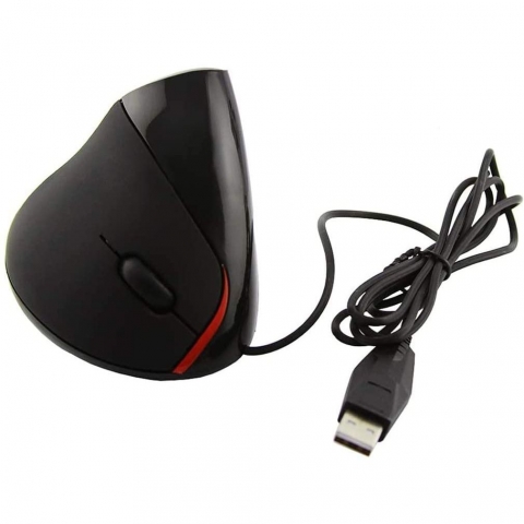 ANMAIKER USB Vertical Ergonomik Mouse (Siyah)