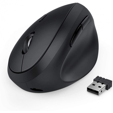 Jelly Comb Bluetooth Vertical Ergonomik Mouse (Siyah)