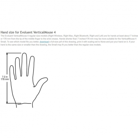Evoluent Bluetooth Vertical Ergonomik Mouse (Sa� El)