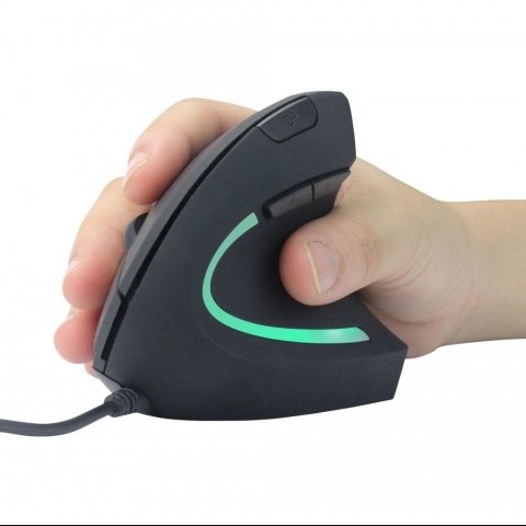 UMEI Kablolu Vertical Ergonomik Mouse (Siyah)